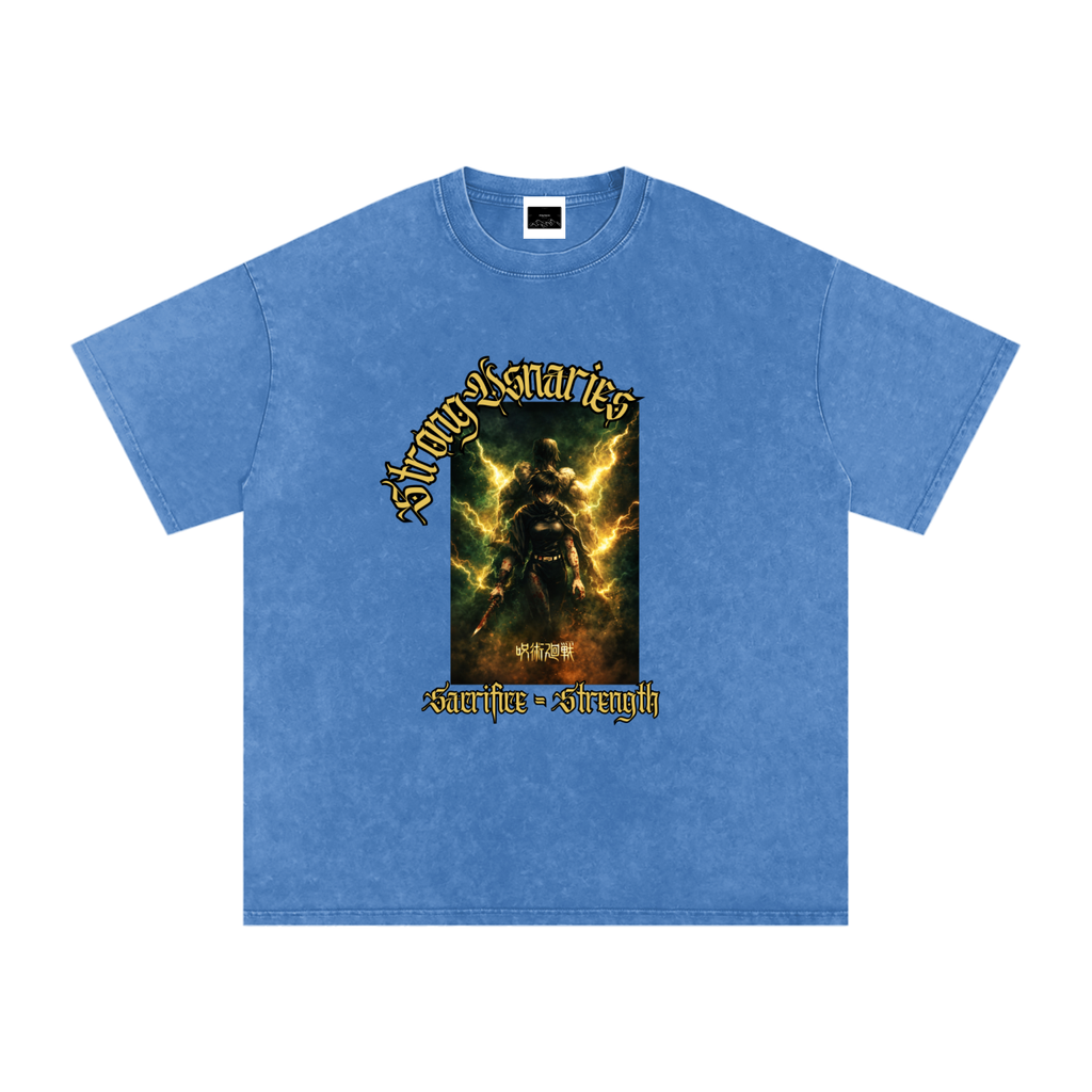 The Aftermath Tee — Snow-Washed Graphic Tee (Maki)