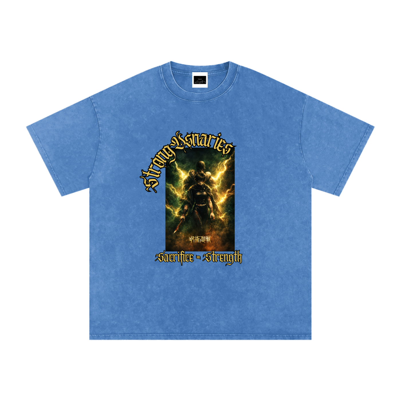 The Aftermath Tee — Snow-Washed Graphic Tee (Maki)