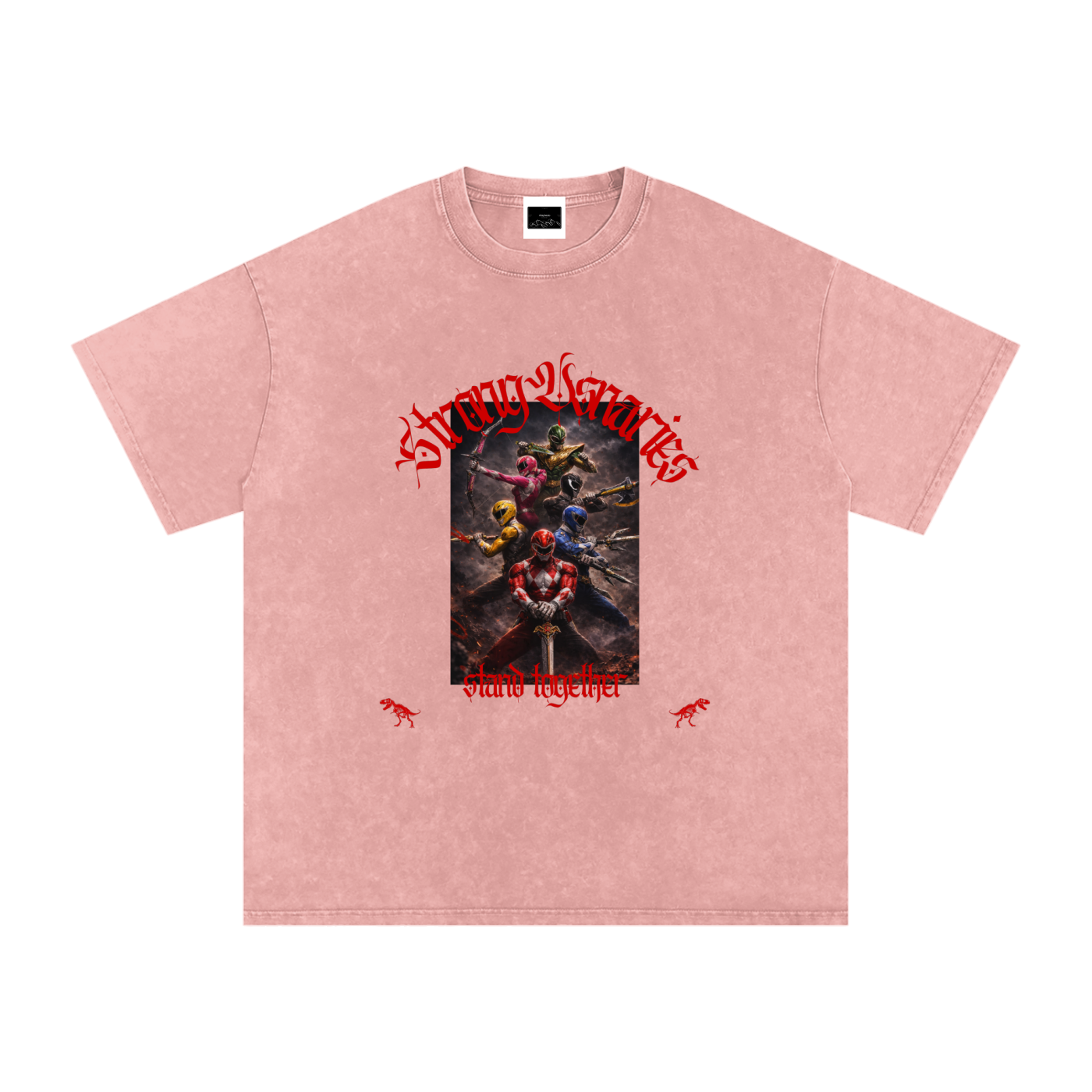 The Aftermath Tee — Snow-Washed Graphic Tee (Power Rangers)