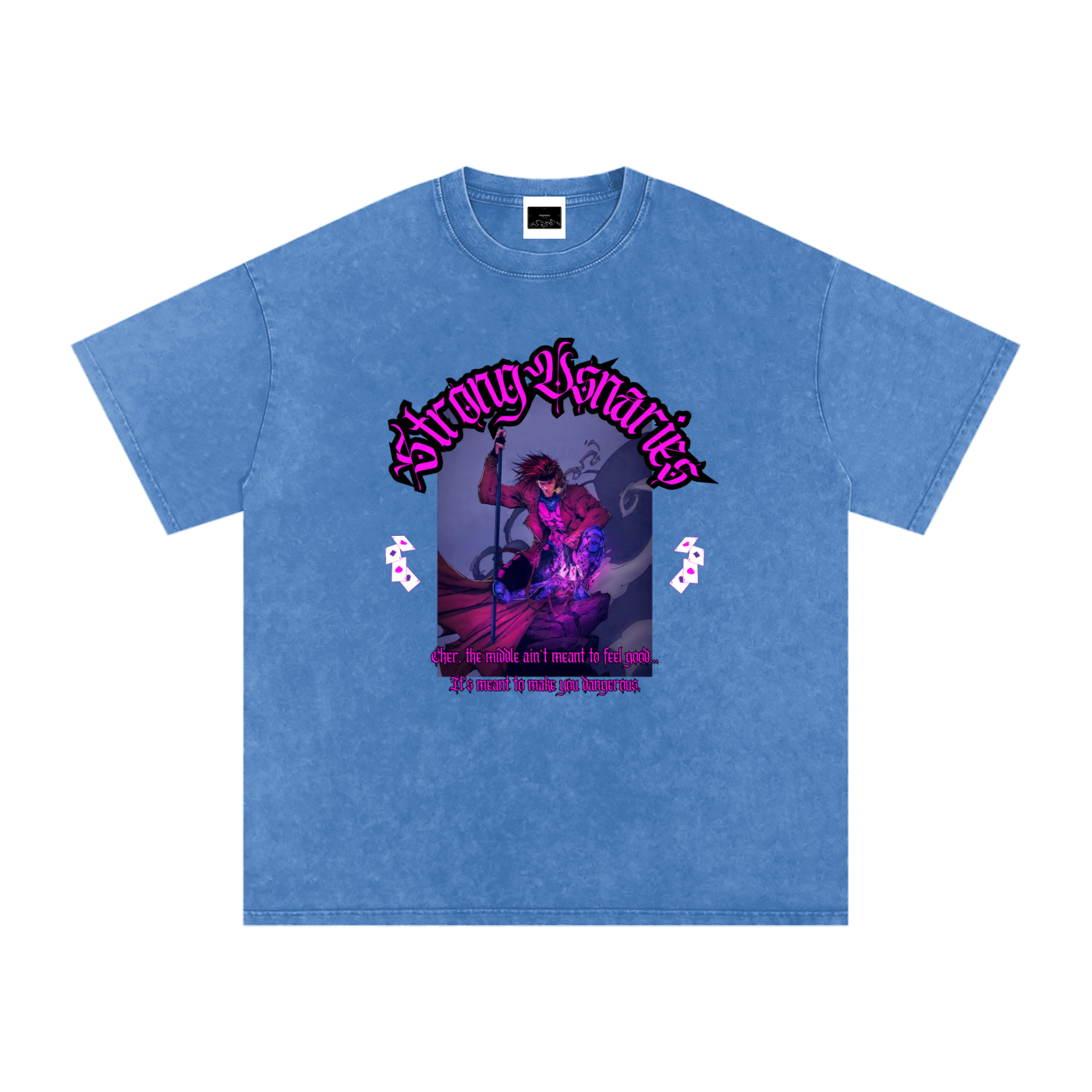 The Aftermath Tee — Snow-Washed Graphic Tee (Gambit)