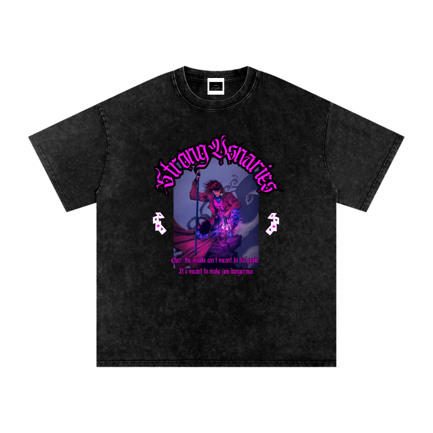The Aftermath Tee — Snow-Washed Graphic Tee (Gambit)