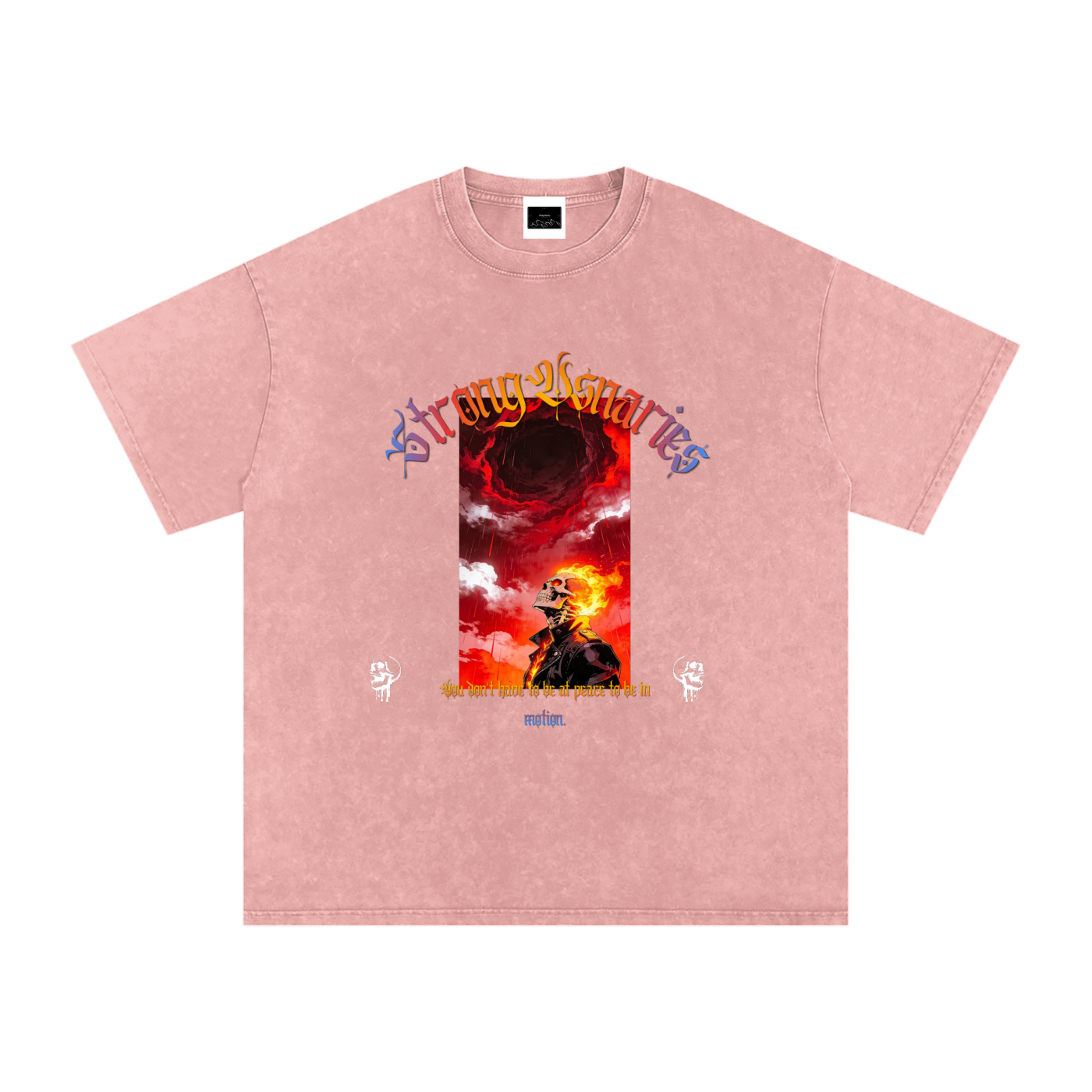 The Aftermath Tee — Snow-Washed Graphic Tee (Ghost R)