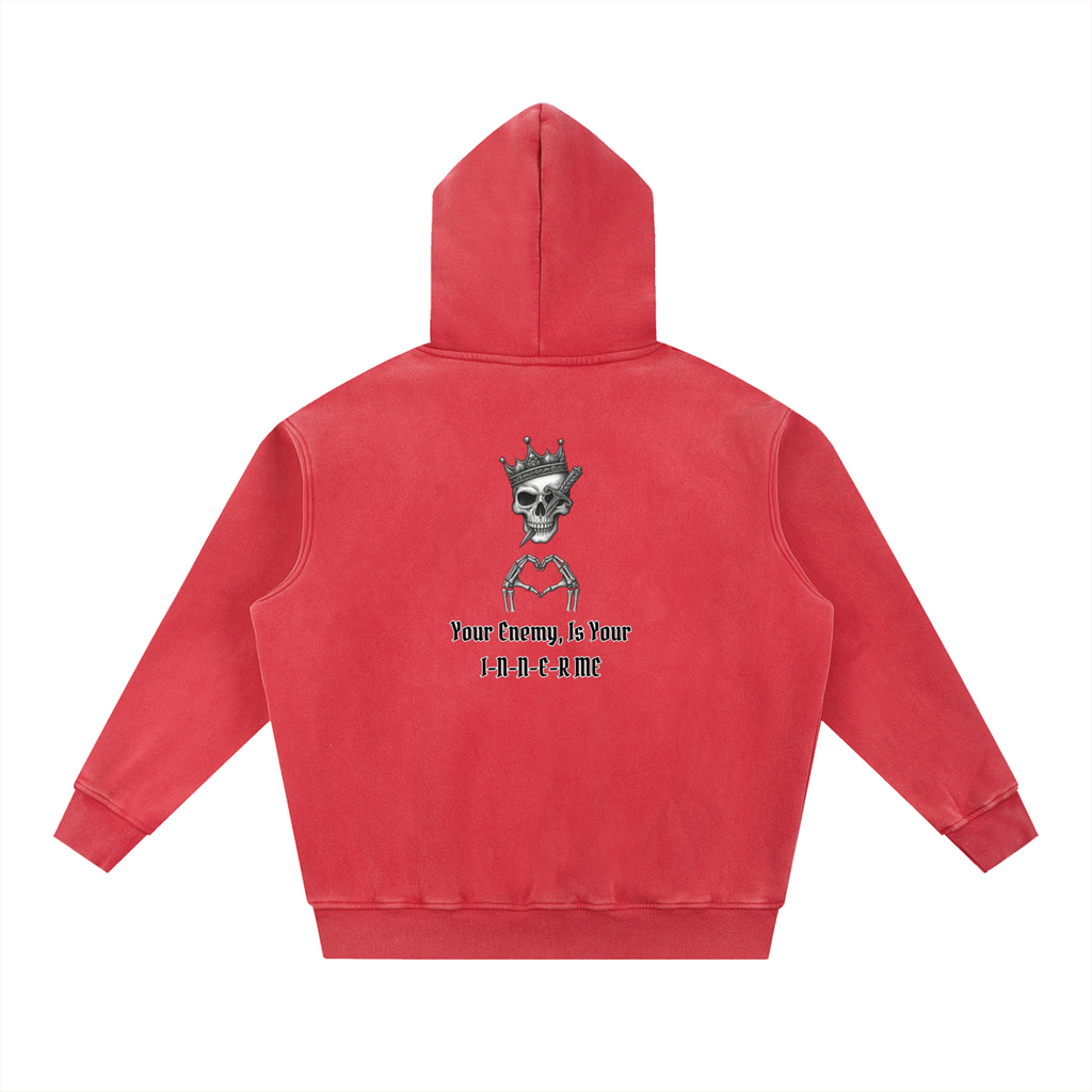 The Storm Hoodie — Snow-Washed Heavyweight 100% Cotton Hoodie