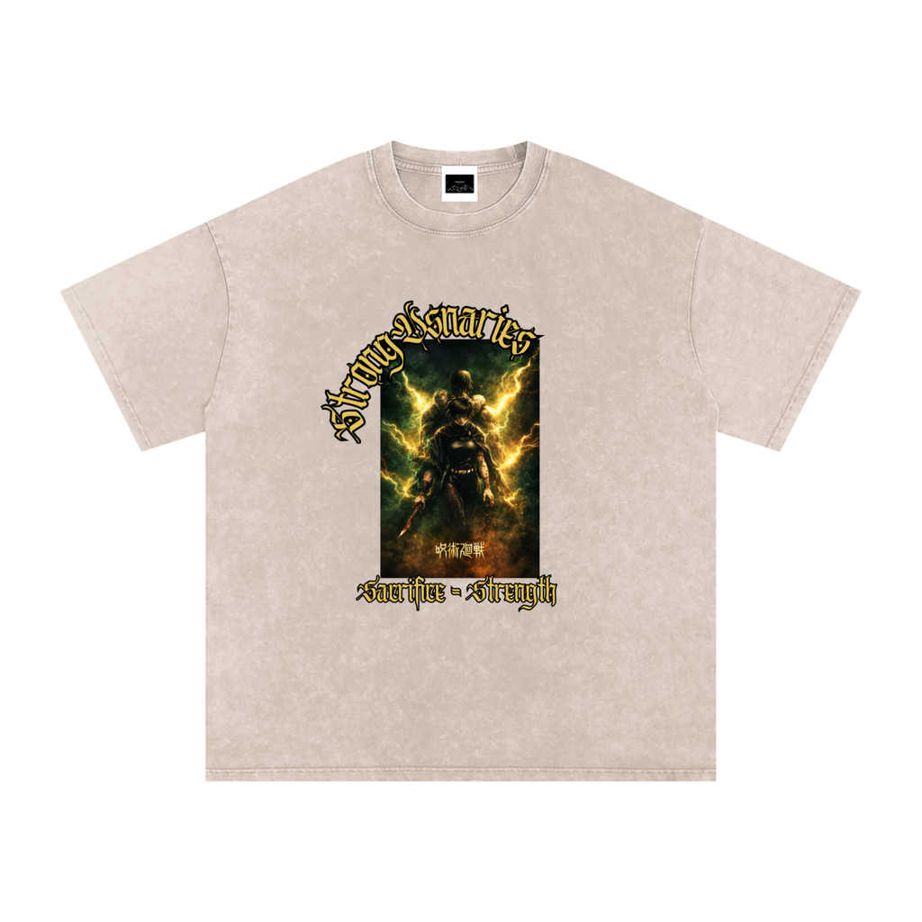 The Aftermath Tee — Snow-Washed Graphic Tee (Maki)