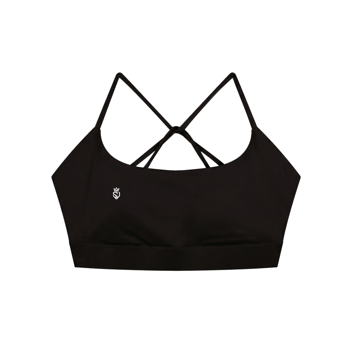The Carry Knot Bra by StrongVisionaries — women's crisscross performance sports bra