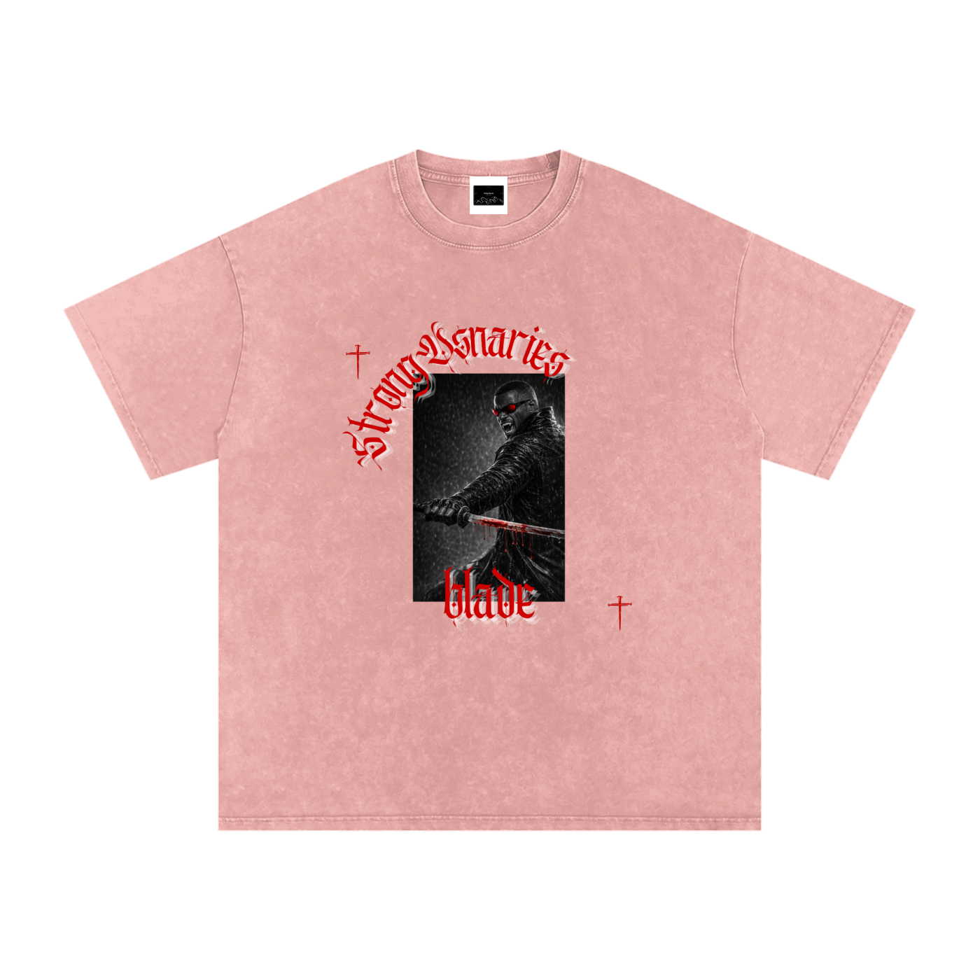 The Aftermath Tee — Snow-Washed Graphic Tee (Blade)