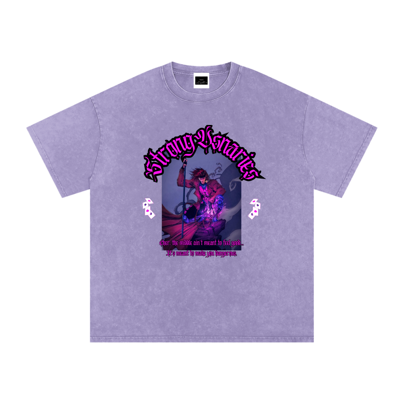 The Aftermath Tee — Snow-Washed Graphic Tee (Gambit)