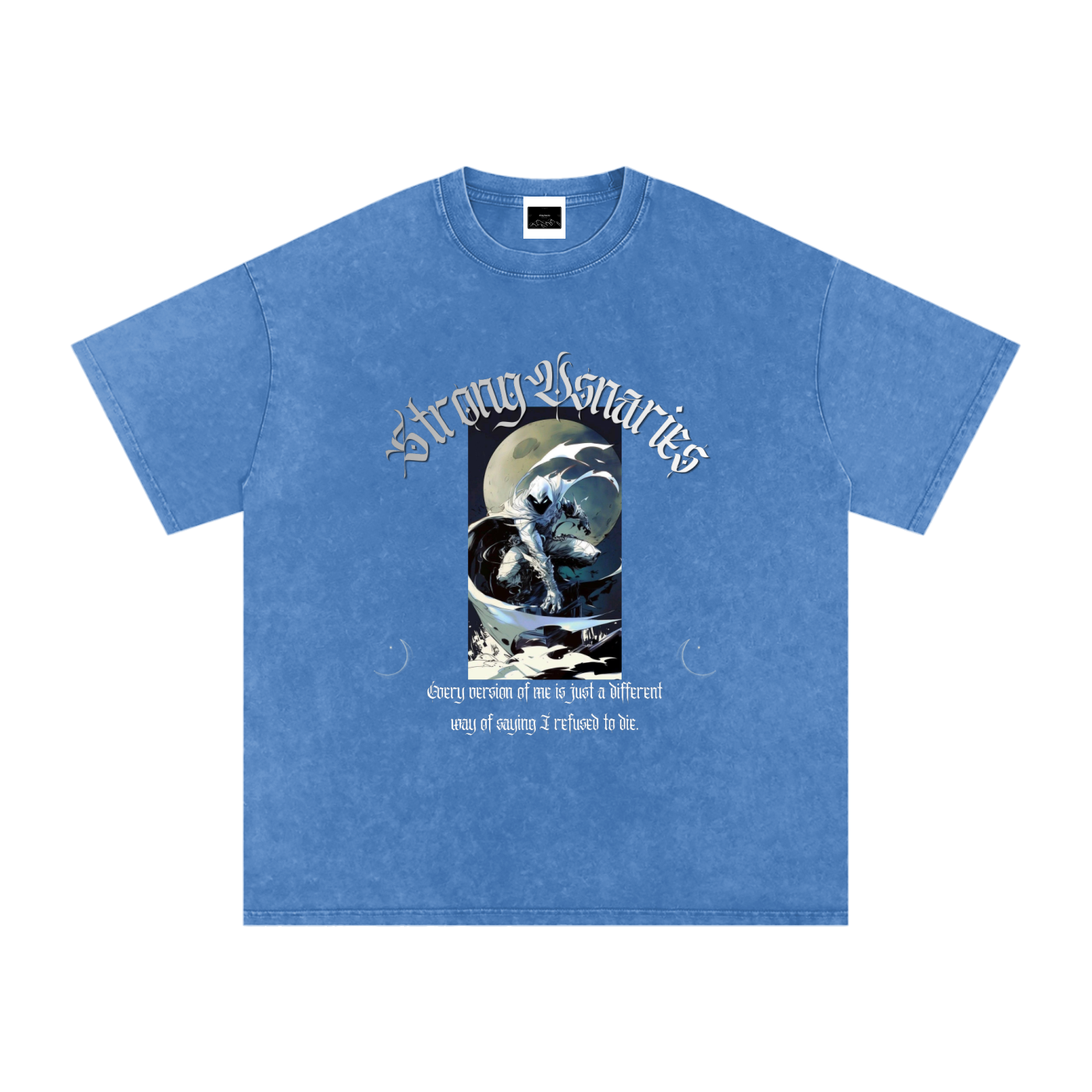 The Aftermath Tee — Snow-Washed Graphic Tee (Moon.K)