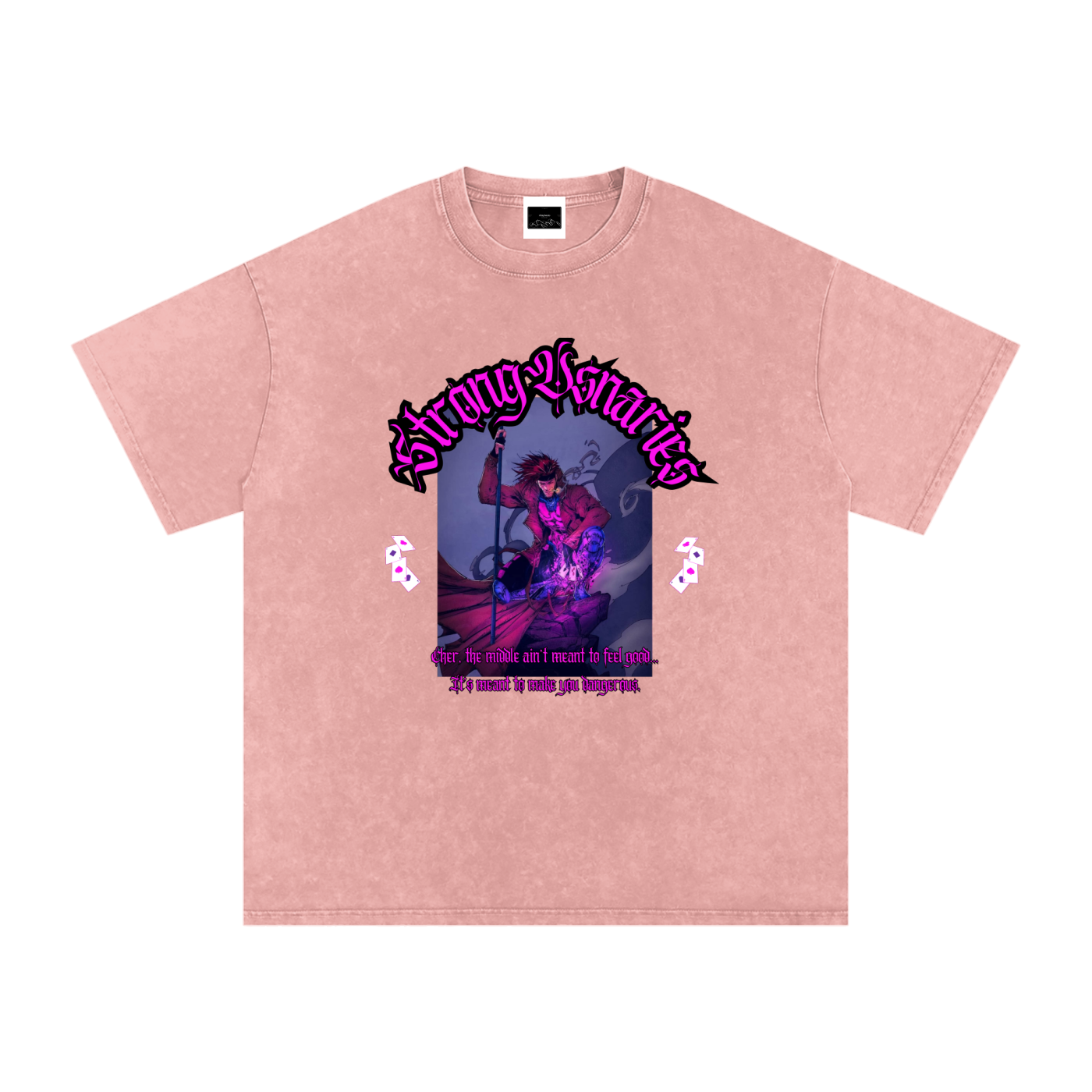 The Aftermath Tee — Snow-Washed Graphic Tee (Gambit)