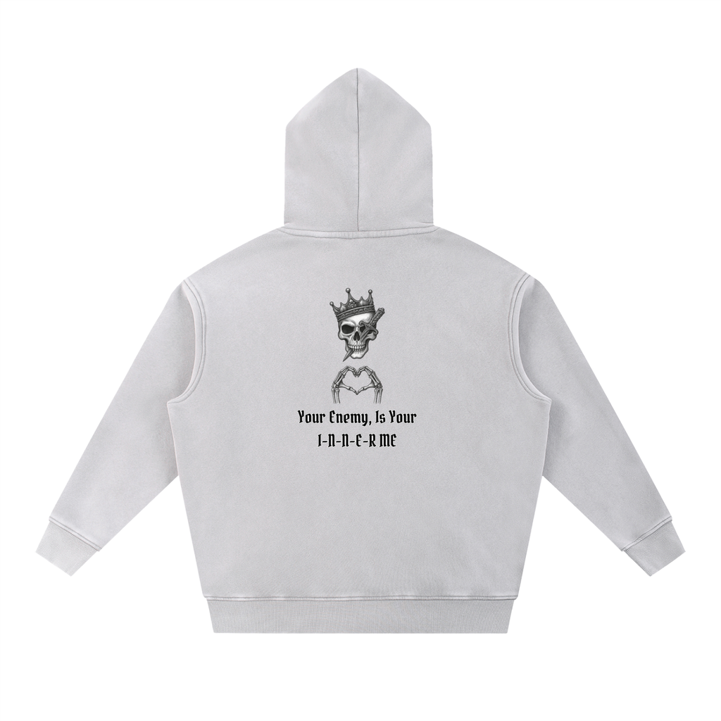 The Storm Hoodie — Snow-Washed Heavyweight 100% Cotton Hoodie