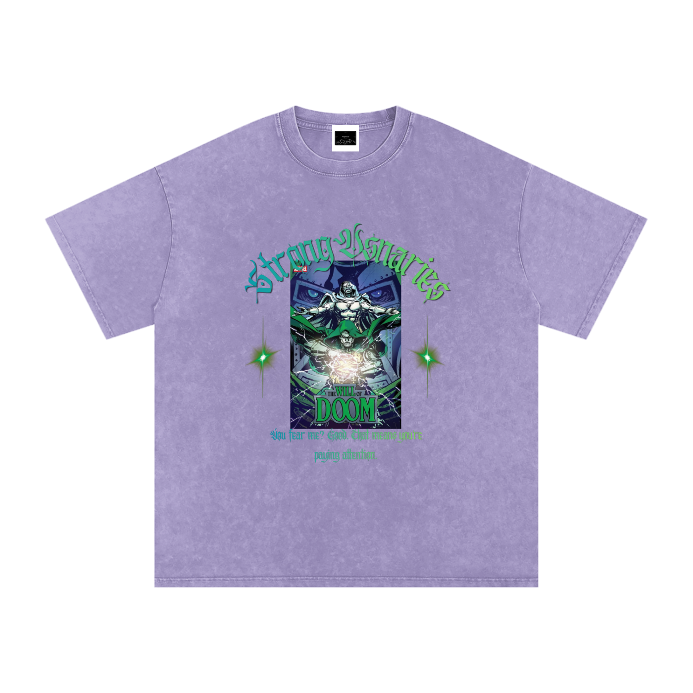 The Aftermath Tee — Snow-Washed Graphic Tee (Doom)