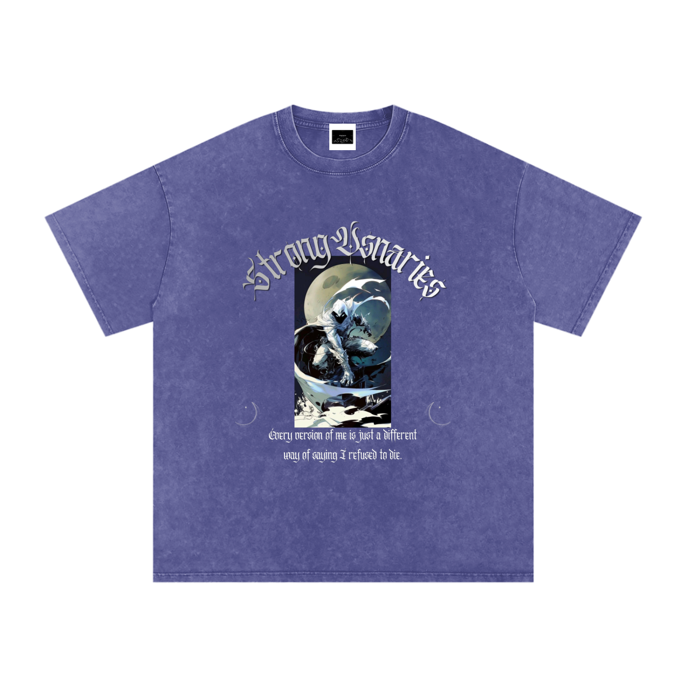 The Aftermath Tee — Snow-Washed Graphic Tee (Moon.K)