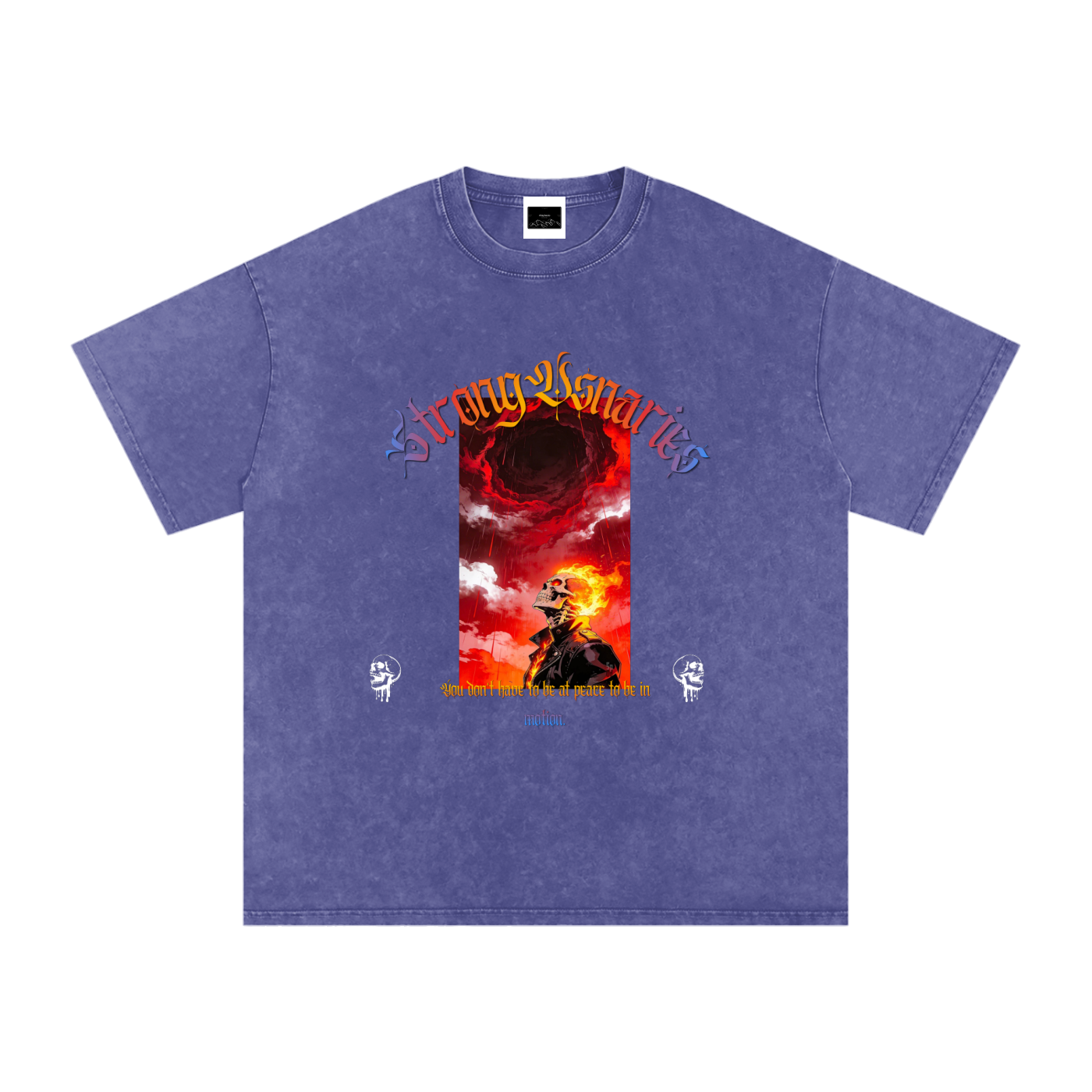 The Aftermath Tee — Snow-Washed Graphic Tee (Ghost R)