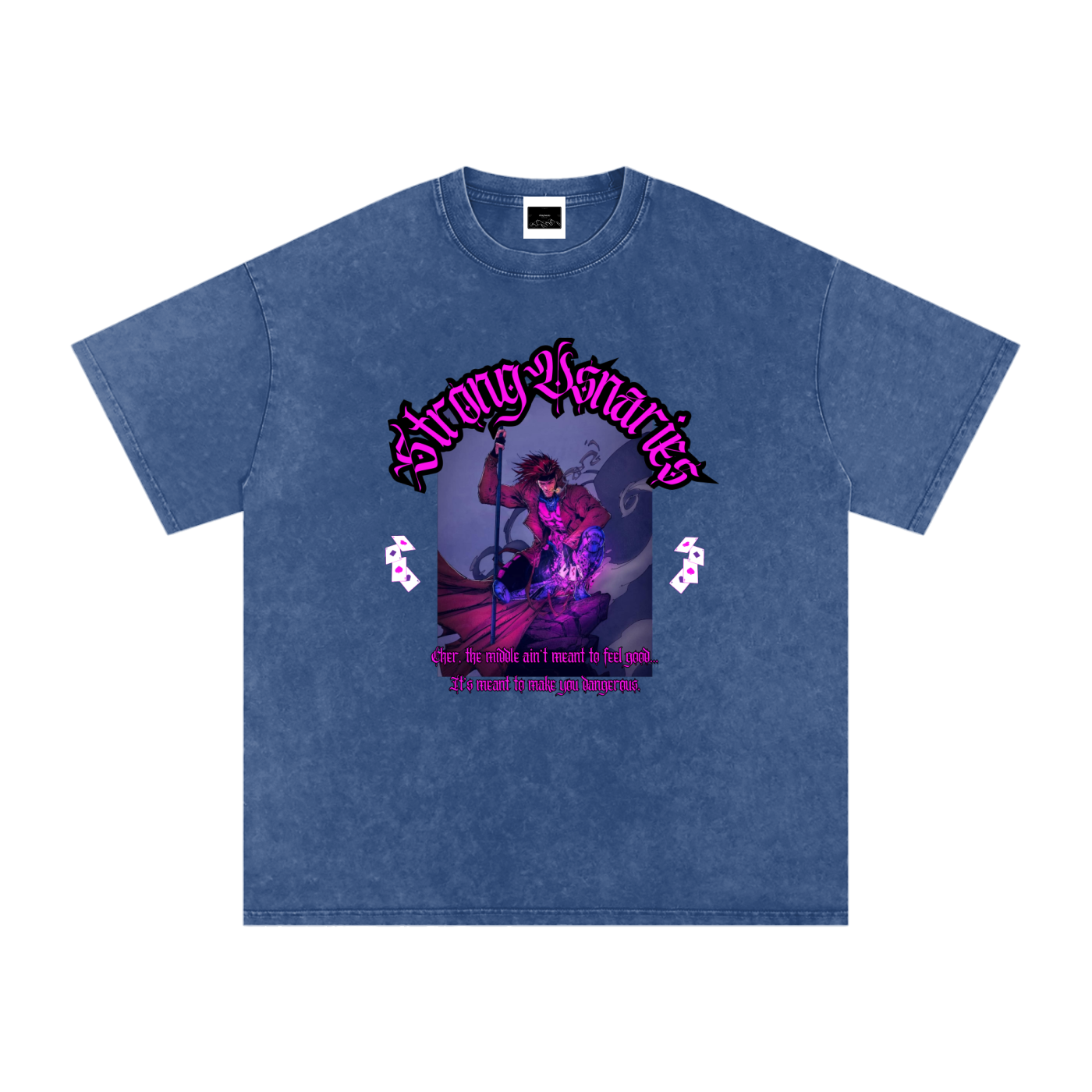 The Aftermath Tee — Snow-Washed Graphic Tee (Gambit)