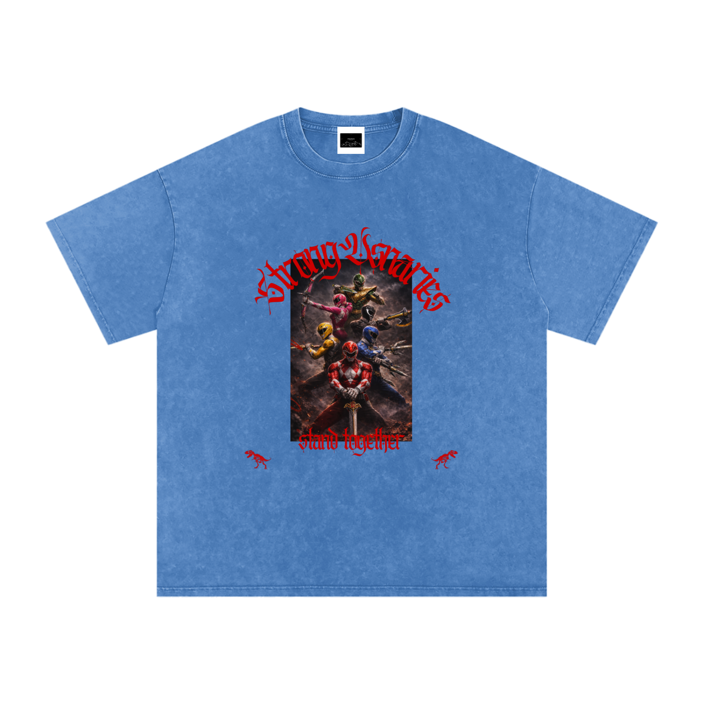 The Aftermath Tee — Snow-Washed Graphic Tee (Power Rangers)