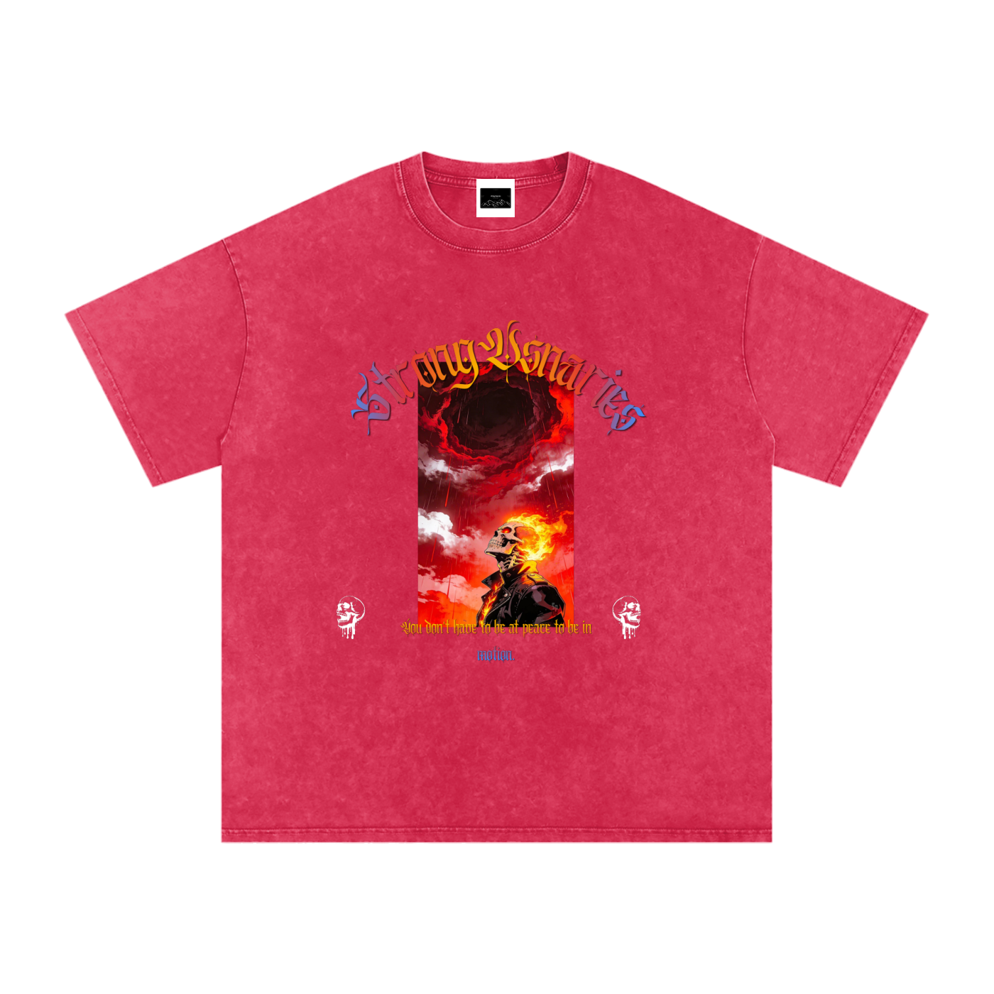 The Aftermath Tee — Snow-Washed Graphic Tee (Ghost R)