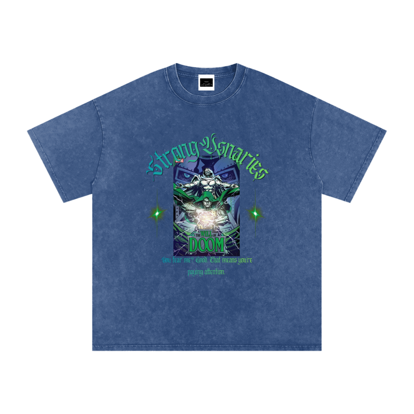 The Aftermath Tee — Snow-Washed Graphic Tee (Doom)