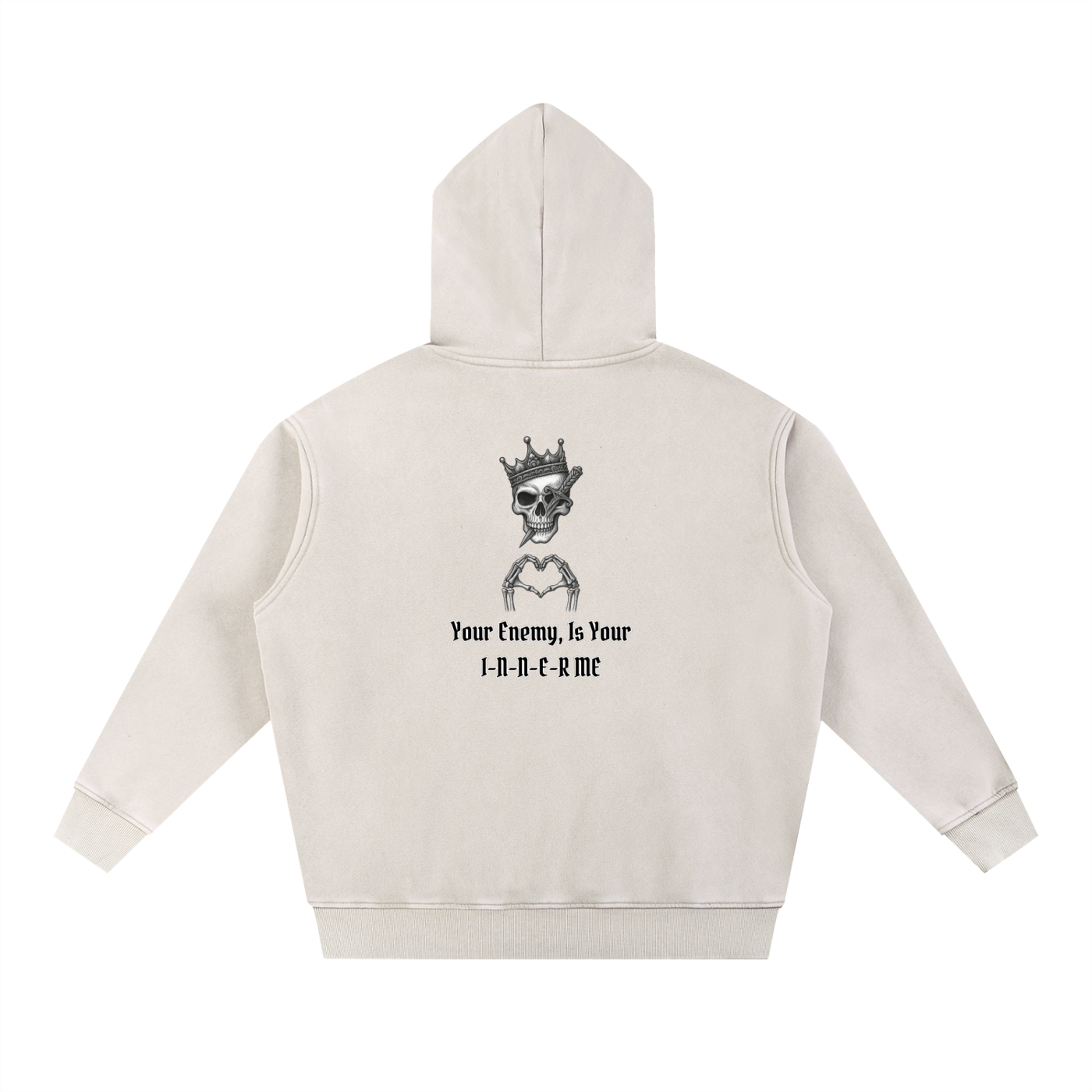 The Storm Hoodie — Snow-Washed Heavyweight 100% Cotton Hoodie