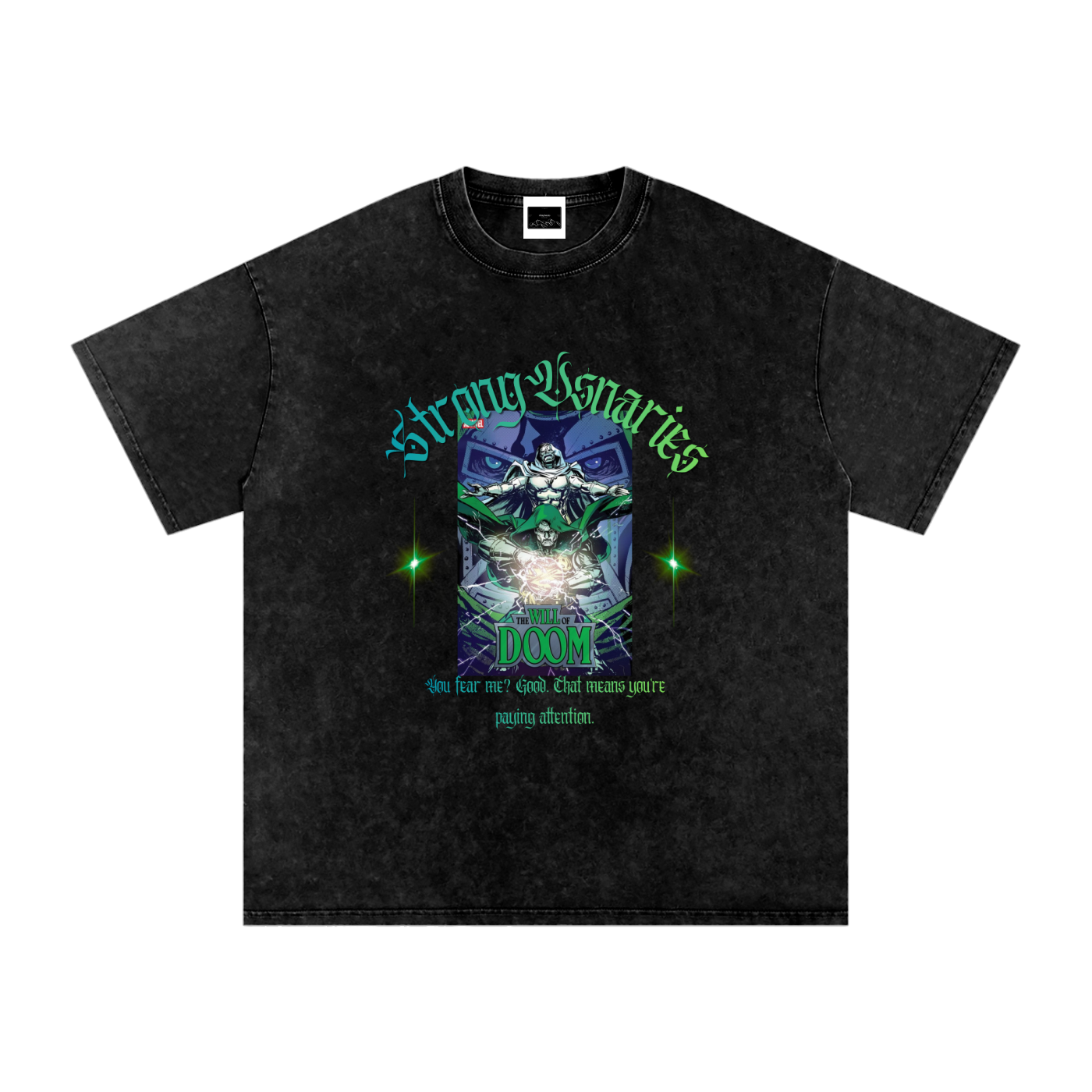 The Aftermath Tee — Snow-Washed Graphic Tee (Doom)